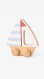 Wooden Push Toy Sail Boat