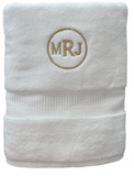 Monogrammed or personalized hand and bath towels