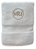 Monogrammed or personalized hand and bath towels