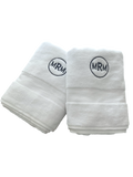 Monogrammed or personalized hand and bath towels