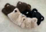 Bear faux fur winter hats