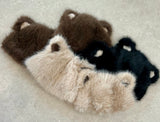 Bear faux fur winter hats