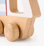 Wooden Push Toy Sail Boat