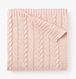 Pale Pink Horseshoe Cable Knit Baby * can be monogrammed