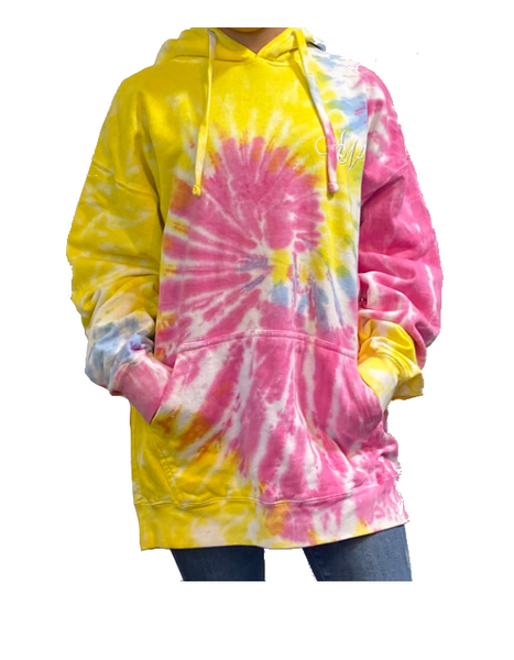 Monogrammed Tie Dye Hoodie  Tie dye, Tie dye hoodie, Pink tie dye