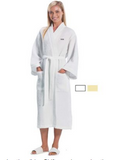 Waffle weave Unisex Robe with Monogram