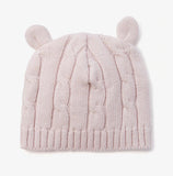 Baby cable knit light pink cardigan *monogram available