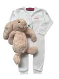 Melissa Masse Plush Blanket, Onsie & Jellycat set