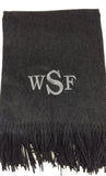 Classic cashmere blend blanket * can be monogrammed