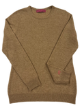 Our classic crew neck cashmere sweater *available in Black, H. Grey, Light blue, Terra cotta and Navy. Monogram Optional.