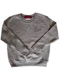 Youth size Pullover sweatshirt with personalized with embroidered monogram or Name
