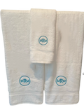 Monogrammed or personalized hand and bath towels