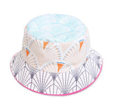 Open shawl with sleeves *matching bucket hat sold separately