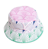 Open shawl with sleeves *matching bucket hat sold separately