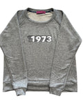 1973 embroidered Fleece Crew Neck Raglan Sweatshirt * a portion of proceeds donated planned parenthood
