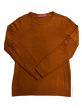 Our classic crew neck cashmere sweater *available in Black, H. Grey, Light blue, Terra cotta and Navy. Monogram Optional.
