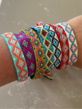 Organic cotton friendship bracelets