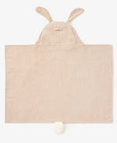 Bunny hooded bath wrap