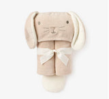 Bunny hooded bath wrap