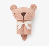 Bear hooded bath wrap