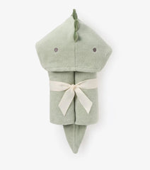Dinosaur hooded bath wrap