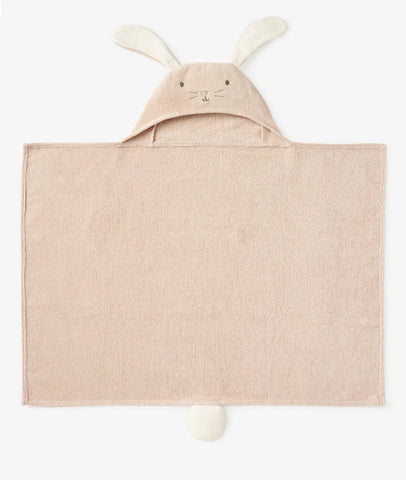 Bunny hooded bath wrap