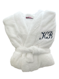 Monogram Unisex Robe in plush or waffle