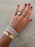 Organic cotton friendship bracelets