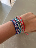 Organic cotton friendship bracelets
