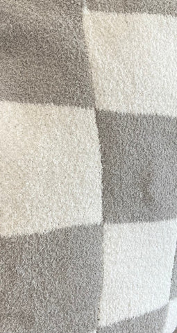 Cozy check blanket *can be personalized