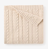 Cable knit wheat baby cardigan  *personalization available