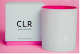 CLR Los Angeles hot pink soy candle