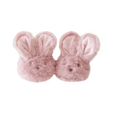 Plush luxe bunny baby booties *available in petal and grey