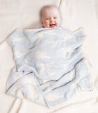 Personalized Plush baby blanket  (Multiple Colors Available)