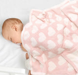 Personalized cozy sweater knit baby blanket  (Multiple Colors Available)