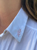 Shirt dress Cotton Poplin Shirt Maxi Dress in crisp white *monogram available