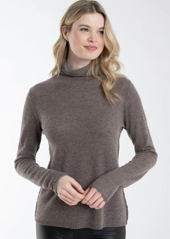 Cashmere Harper Light Weight
Funnel Neck- An instant classic! Available in burgundy, heather mushroom, black and charcoal