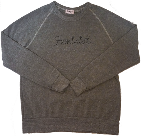 Grey Feminist Eco Fleece Sweatshirt