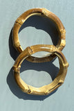 Bamboo bangle bracelets- set of 2