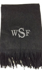 Classic cashmere blend blanket * can be monogrammed