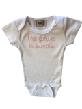 Baby Feminist embroidered Onesie