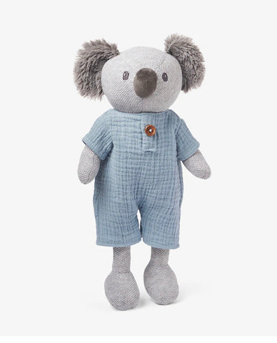 Sweater knit koala doll blue outfit 15”