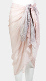 Light weight geometric print scarf *available pink or grey