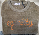 Equality Eco Fleece Unisex Sweatshirt * available in black or olive