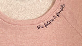 1973 embroidered Fleece Crew Neck Raglan Sweatshirt * a portion of proceeds donated planned parenthood