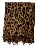 Cozy & Classic Leopard Oblong Scarf